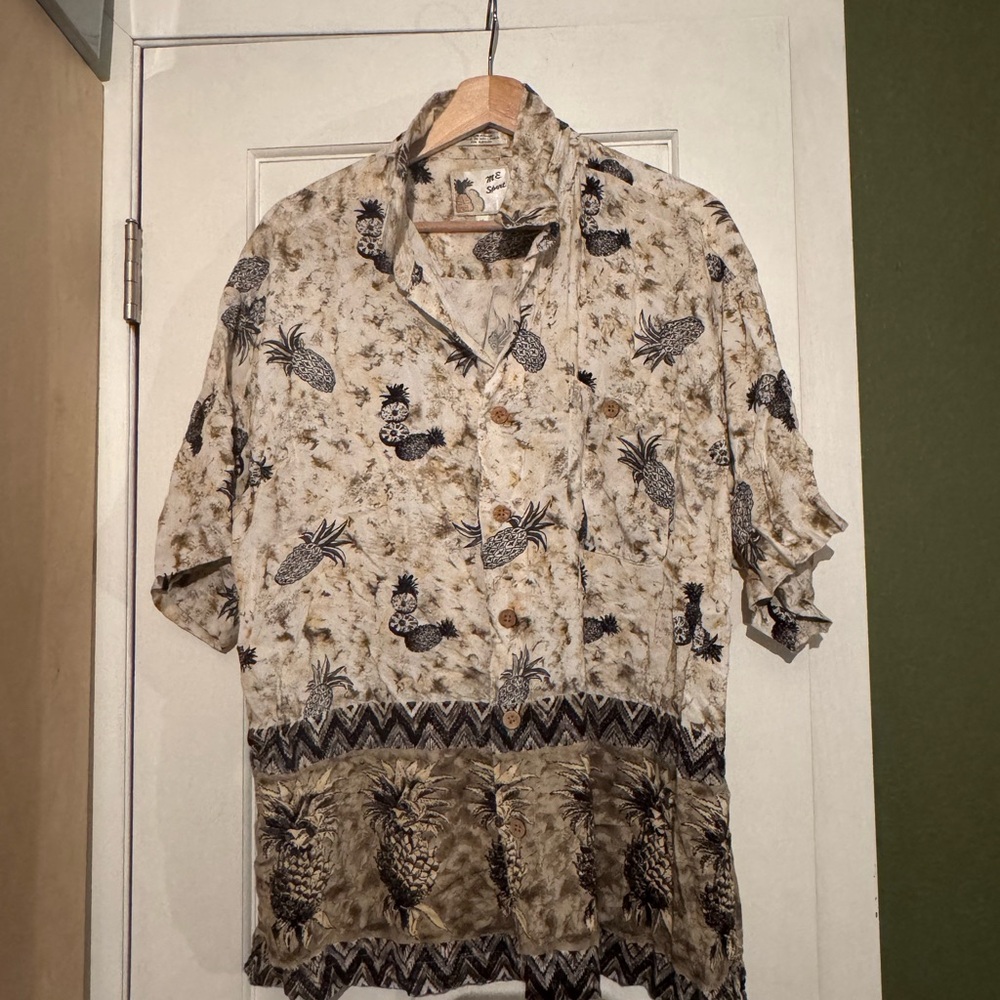 M.E. Sport Pineapple Print Shirt